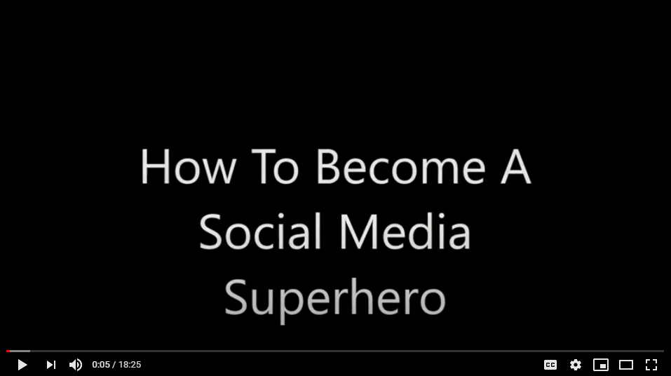 Social Media Superhero